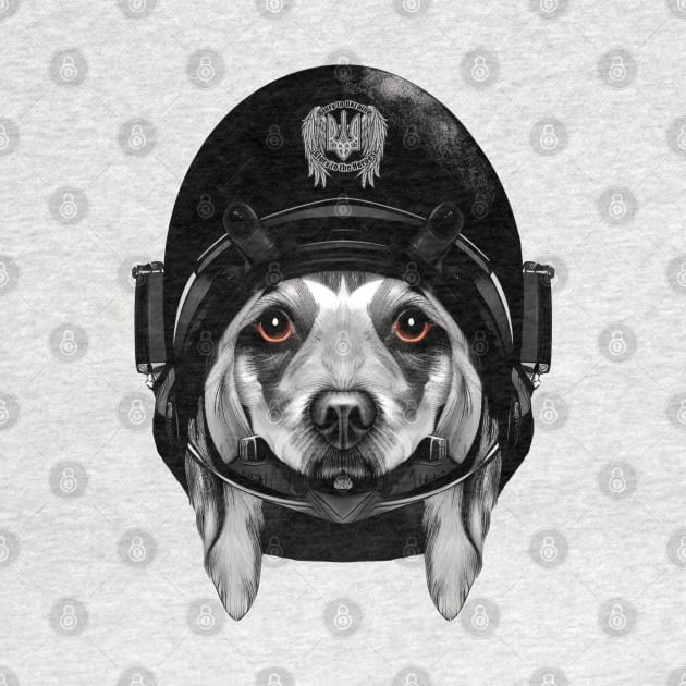 Military dog by Mammoths